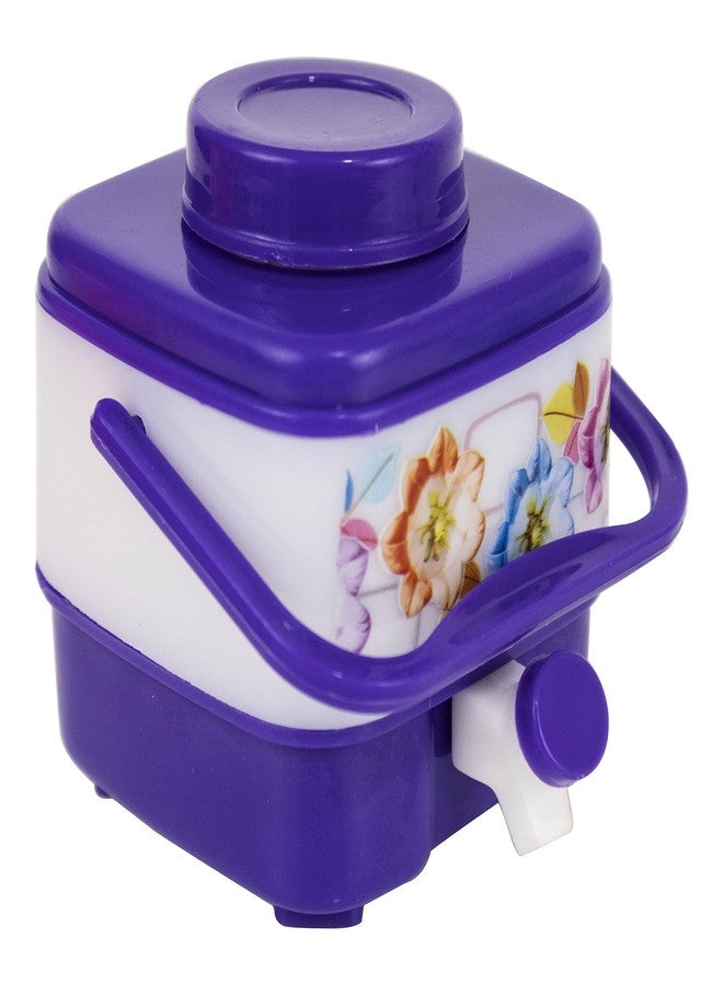 Spillbox إبريق ماء لعبة Spillbox، أدوات مطبخ منزلية مصغرة، لعبة تمثيلية للأطفال - (بنفسجي) - Image 3